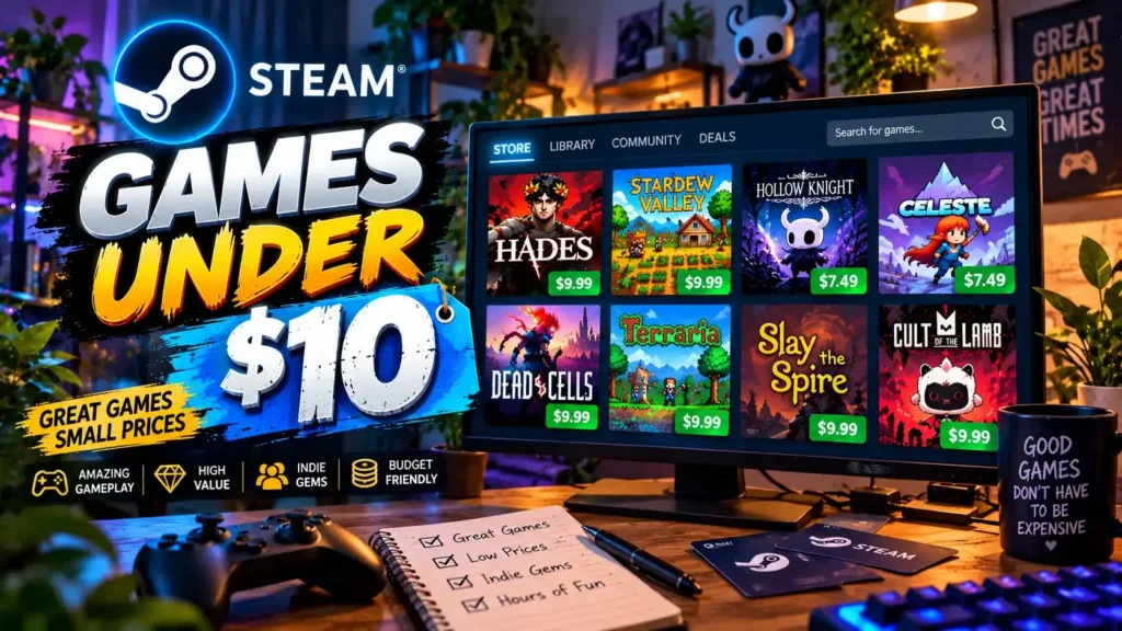 Best Steam games under ten dollars