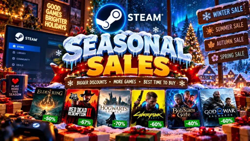 Steam seasonal sales calendar
