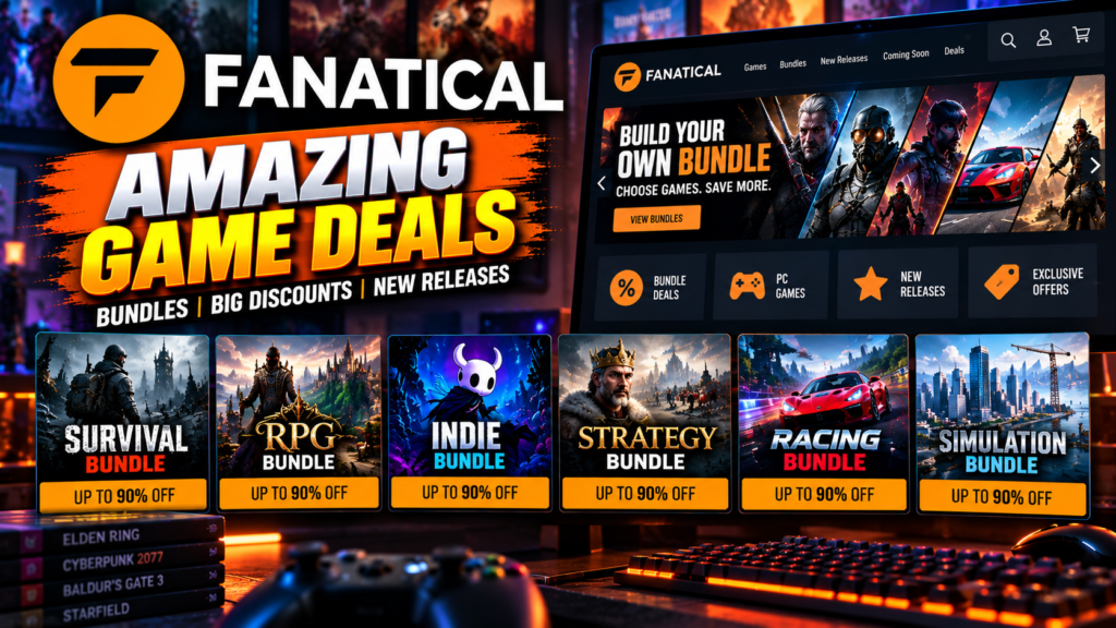 Fanatical PC game bundles and official discounted game deals